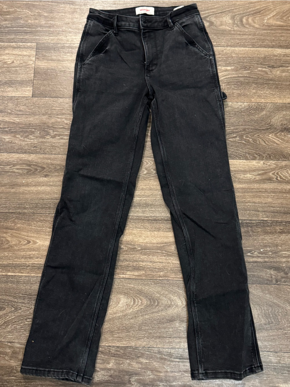 Wrangler Faded Black Carpenter-Style Jeans - Picture 4 of 5